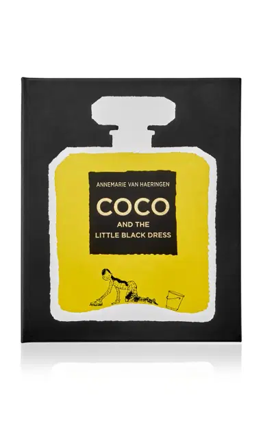 Graphic Image Coco and The Little Black Dress Leather Hardcover Book - Black | Thumbnail 1 Graphic Image Coco and The Little Black Dress Leather Hardcover Book - Black | Thumbnail 1