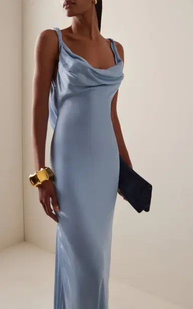 Arcina Ori Darcy Open-Back Satin Maxi Dress | Thumbnail 3 Arcina Ori Darcy Open-Back Satin Maxi Dress | Thumbnail 3