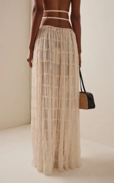 Arcina Ori Juliette Ruched Maxi Skirt | Thumbnail 4 Arcina Ori Juliette Ruched Maxi Skirt | Thumbnail 4