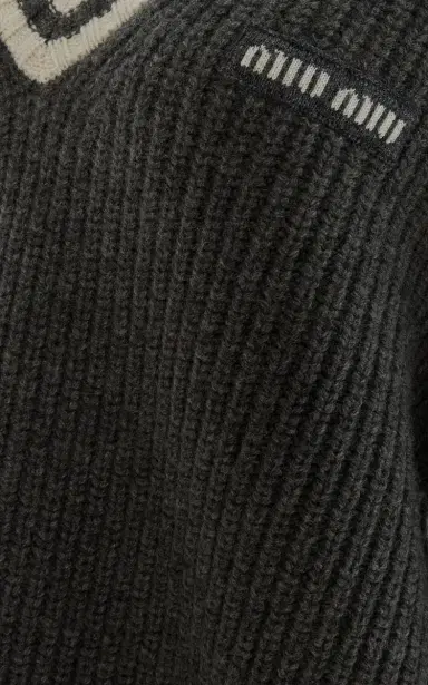 Miu Miu Oversized Cashmere Sweater | Thumbnail 5 Miu Miu Oversized Cashmere Sweater | Thumbnail 5