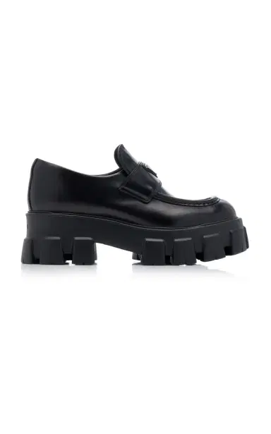 Prada Monolith Leather Loafers | Thumbnail 1 Prada Monolith Leather Loafers | Thumbnail 1