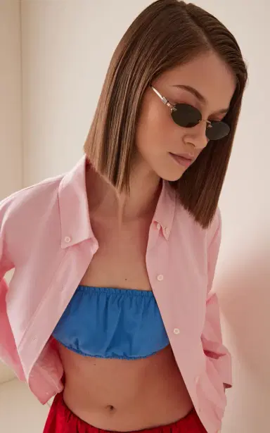 Miu Miu Round-Frame Metal Sunglasses | Thumbnail 2 Miu Miu Round-Frame Metal Sunglasses | Thumbnail 2