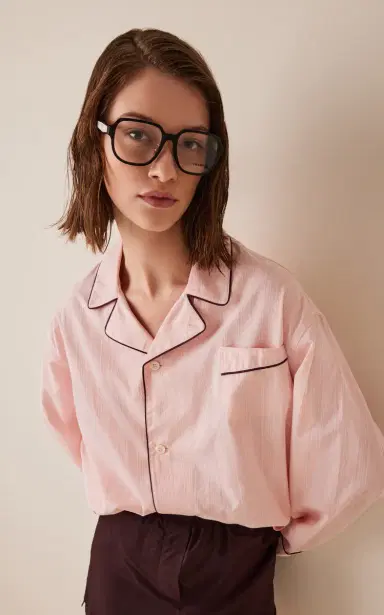 Prada Square-Frame Acetate Glasses | Thumbnail 2 Prada Square-Frame Acetate Glasses | Thumbnail 2