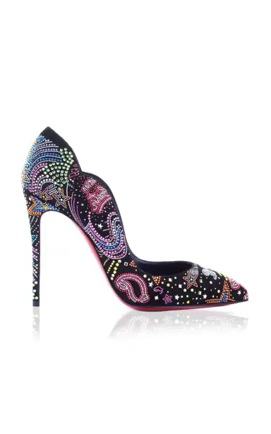 Christian Louboutin Hot Chick 100mm Crystal-Embellished Leather Pumps | Thumbnail 3 Christian Louboutin Hot Chick 100mm Crystal-Embellished Leather Pumps | Thumbnail 3