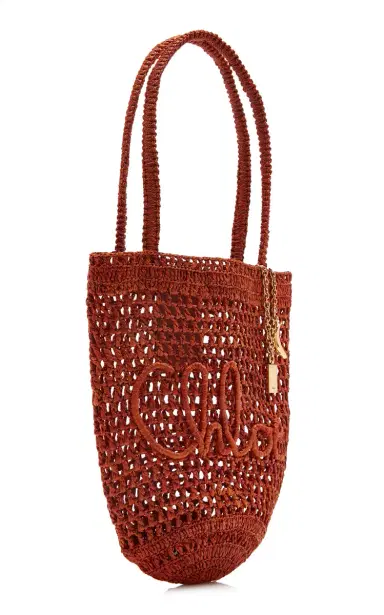 Chloé Woven Raffia Tote Bag | Thumbnail 3 Chloé Woven Raffia Tote Bag | Thumbnail 3