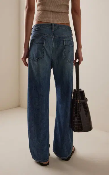 NILI LOTAN Tribeca Stretch Mid-Rise Barrel-Leg Jeans | Thumbnail 4 NILI LOTAN Tribeca Stretch Mid-Rise Barrel-Leg Jeans | Thumbnail 4