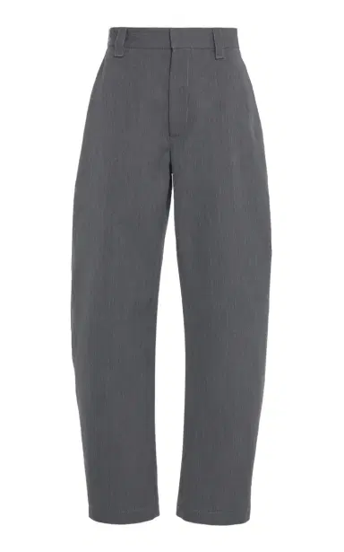 Bottega Veneta Wool-Cotton Tapered Trousers | Thumbnail 1 Bottega Veneta Wool-Cotton Tapered Trousers | Thumbnail 1