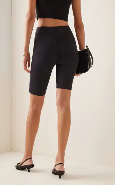 Prada Logo-Detailed Stretch-Jersey Biker Shorts | Thumbnail 4 Prada Logo-Detailed Stretch-Jersey Biker Shorts | Thumbnail 4
