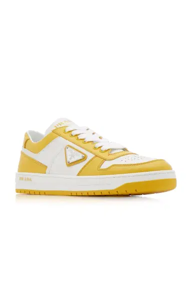 Prada Cassetta Leather Sneakers | Thumbnail 5 Prada Cassetta Leather Sneakers | Thumbnail 5