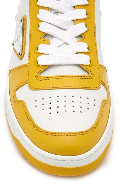 Prada Cassetta Leather Sneakers | Thumbnail 6 Prada Cassetta Leather Sneakers | Thumbnail 6