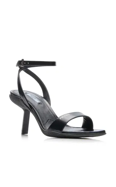 Prada Logo-Print Leather Sandals | Thumbnail 5 Prada Logo-Print Leather Sandals | Thumbnail 5