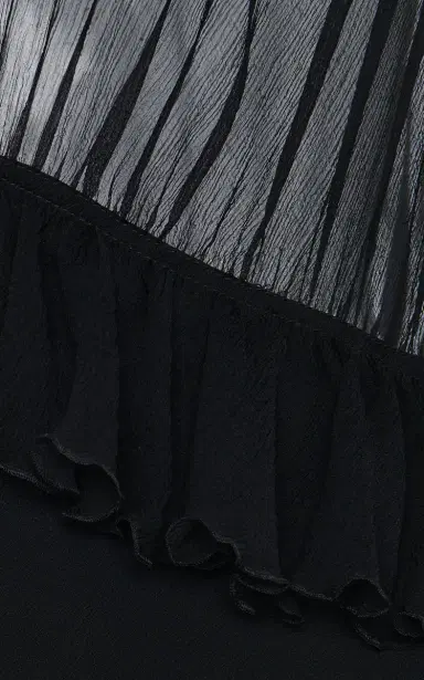 Chloé Ruffled Silk Crepe Maxi Dress | Thumbnail 5 Chloé Ruffled Silk Crepe Maxi Dress | Thumbnail 5