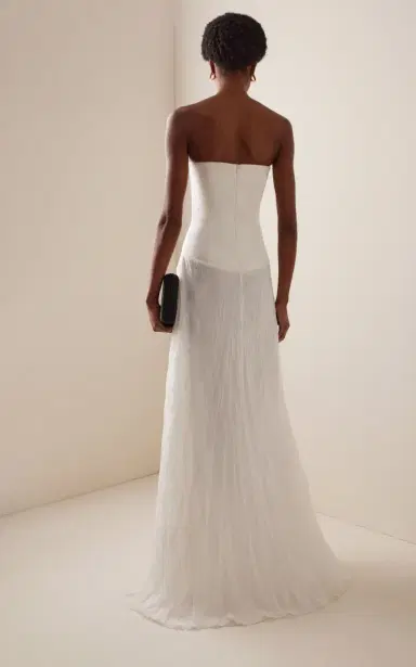 ILA THE BRAND Exclusive Christina Satin-Chiffon Maxi Dress | Thumbnail 4 ILA THE BRAND Exclusive Christina Satin-Chiffon Maxi Dress | Thumbnail 4