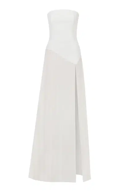 ILA THE BRAND Exclusive Christina Satin-Chiffon Maxi Dress | Thumbnail 1 ILA THE BRAND Exclusive Christina Satin-Chiffon Maxi Dress | Thumbnail 1