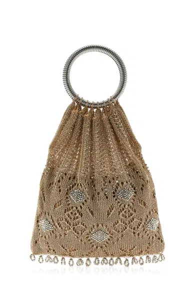 Rabanne Crystal Mesh Top Handle Bag - Gold - OS | Thumbnail 12 Rabanne Crystal Mesh Top Handle Bag - Gold - OS | Thumbnail 12