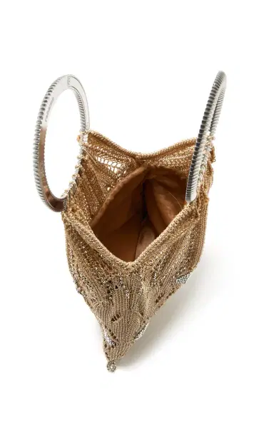 Rabanne Crystal Mesh Top Handle Bag - Gold - OS | Thumbnail 13 Rabanne Crystal Mesh Top Handle Bag - Gold - OS | Thumbnail 13