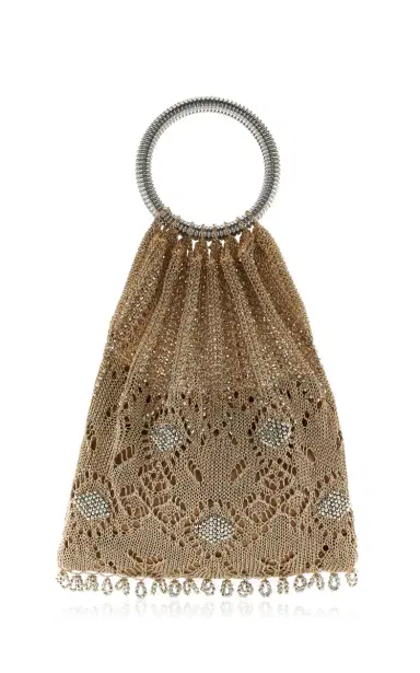 Rabanne Crystal Mesh Top Handle Bag - Gold - OS | Thumbnail 1 Rabanne Crystal Mesh Top Handle Bag - Gold - OS | Thumbnail 1