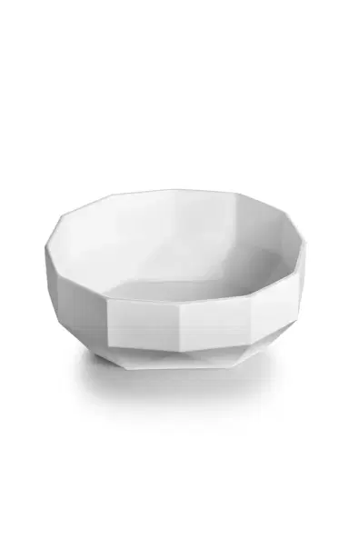 Tiffany & Co. Exclusive Facet Medium Bone China Bowl - White | Thumbnail 4 Tiffany & Co. Exclusive Facet Medium Bone China Bowl - White | Thumbnail 4