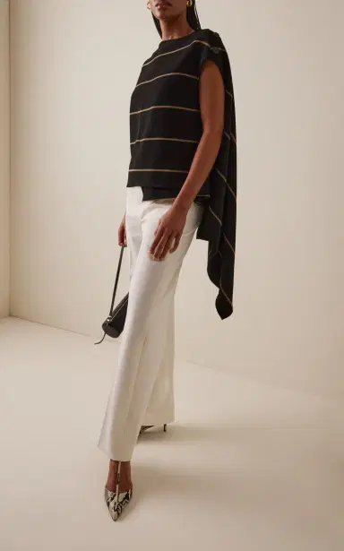 Proenza Schouler Sutton Striped Bi-Stretch Top | Thumbnail 3 Proenza Schouler Sutton Striped Bi-Stretch Top | Thumbnail 3
