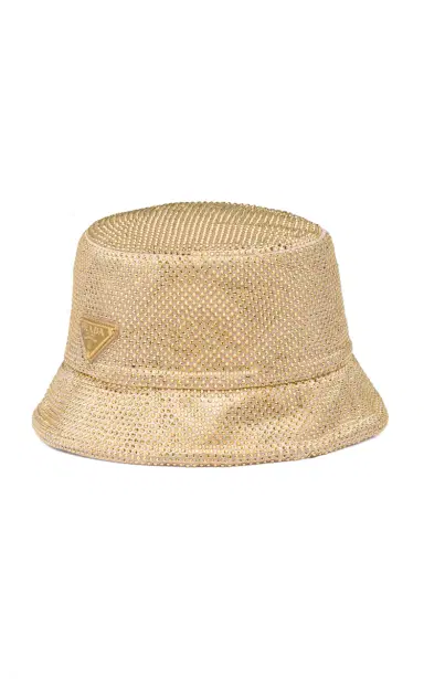Prada Crystal-Embellished Satin Bucket Hat | Thumbnail 3 Prada Crystal-Embellished Satin Bucket Hat | Thumbnail 3