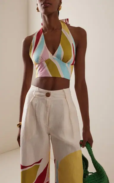 Cala de la Cruz Exclusive Riviera Olivia Linen Top | Thumbnail 2 Cala de la Cruz Exclusive Riviera Olivia Linen Top | Thumbnail 2