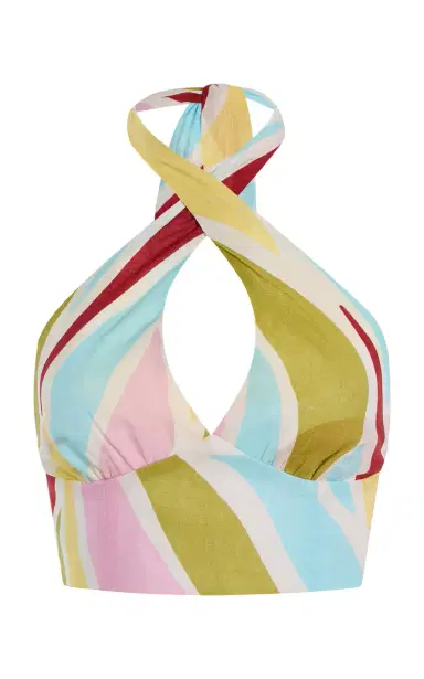 Cala de la Cruz Exclusive Riviera Olivia Linen Top | Thumbnail 1 Cala de la Cruz Exclusive Riviera Olivia Linen Top | Thumbnail 1