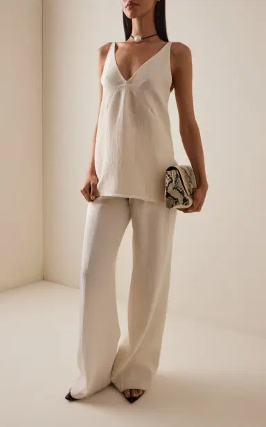 Proenza Schouler Mitchell Cotton-Linen Top | Thumbnail 3 Proenza Schouler Mitchell Cotton-Linen Top | Thumbnail 3