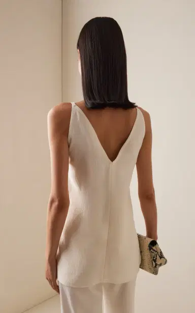 Proenza Schouler Mitchell Cotton-Linen Top | Thumbnail 4 Proenza Schouler Mitchell Cotton-Linen Top | Thumbnail 4