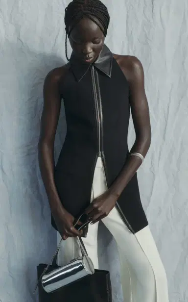 Proenza Schouler Emi Zipped Suiting Mini Dress | Thumbnail 2 Proenza Schouler Emi Zipped Suiting Mini Dress | Thumbnail 2