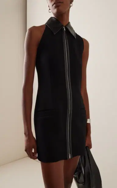Proenza Schouler Emi Zipped Suiting Mini Dress | Thumbnail 3 Proenza Schouler Emi Zipped Suiting Mini Dress | Thumbnail 3