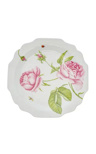 Giambattista Valli Home Painted Porcelain Dessert Plate - Multi | Thumbnail 1 Giambattista Valli Home Painted Porcelain Dessert Plate - Multi | Thumbnail 1
