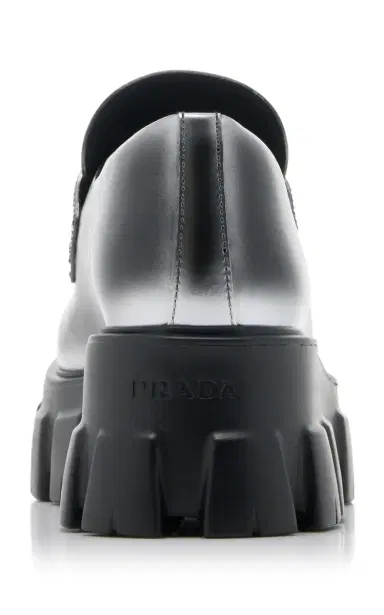 Prada Monolith Leather Loafers | Thumbnail 4 Prada Monolith Leather Loafers | Thumbnail 4