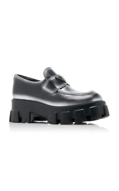 Prada Monolith Leather Loafers | Thumbnail 5 Prada Monolith Leather Loafers | Thumbnail 5