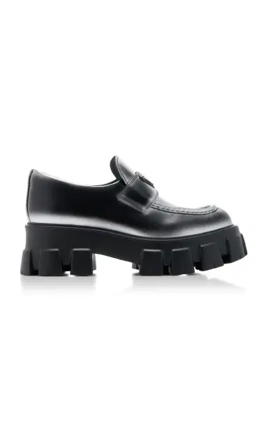 Prada Monolith Leather Loafers | Thumbnail 1 Prada Monolith Leather Loafers | Thumbnail 1
