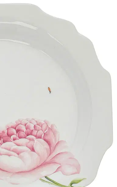 Giambattista Valli Home Painted Porcelain Dessert Plate - Multi | Thumbnail 4 Giambattista Valli Home Painted Porcelain Dessert Plate - Multi | Thumbnail 4