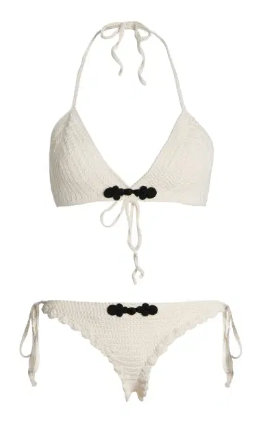 The Garment Plage Pointelle-Knit Organic Cotton Bikini | Thumbnail 6 The Garment Plage Pointelle-Knit Organic Cotton Bikini | Thumbnail 6