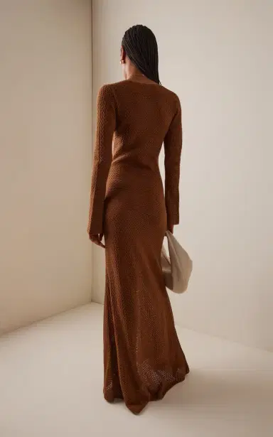 The Garment Exclusive Tanzania Knit Cotton Maxi Dress and Scarf Set | Thumbnail 4 The Garment Exclusive Tanzania Knit Cotton Maxi Dress and Scarf Set | Thumbnail 4