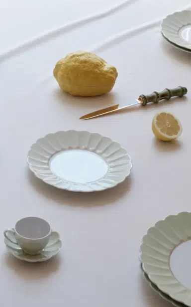 Giambattista Valli Home Porcelain Dessert Plate - Green | Thumbnail 4 Giambattista Valli Home Porcelain Dessert Plate - Green | Thumbnail 4