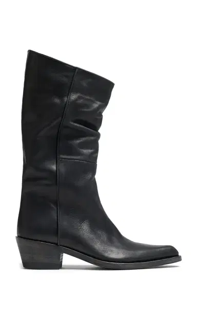 Khaite Clive Leather Boots | Thumbnail 1 Khaite Clive Leather Boots | Thumbnail 1