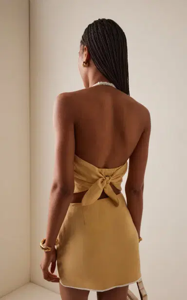 SIR. Carlotta Linen Scarf Camisole Top | Thumbnail 4 SIR. Carlotta Linen Scarf Camisole Top | Thumbnail 4