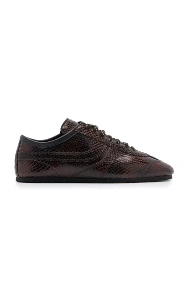 Dries Van Noten Snake-Effect Leather Sneakers | Thumbnail 6 Dries Van Noten Snake-Effect Leather Sneakers | Thumbnail 6