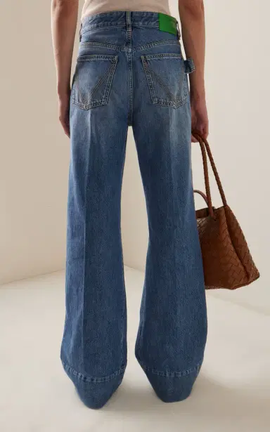 Bottega Veneta Rigid High-Rise Palazzo Jeans | Thumbnail 4 Bottega Veneta Rigid High-Rise Palazzo Jeans | Thumbnail 4