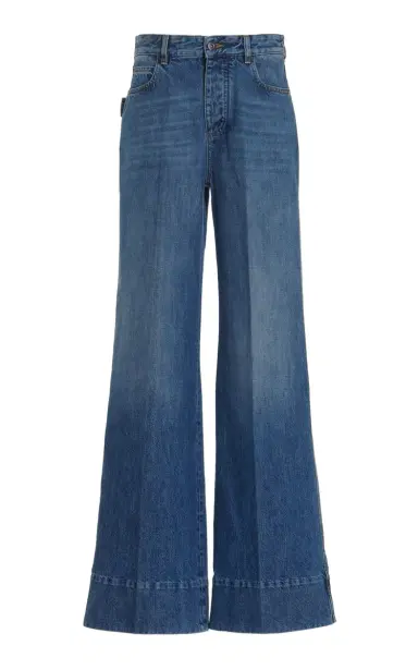 Bottega Veneta Rigid High-Rise Palazzo Jeans | Thumbnail 1 Bottega Veneta Rigid High-Rise Palazzo Jeans | Thumbnail 1