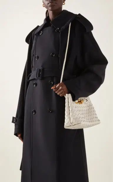 Bottega Veneta Wool Gabardine Trench Coat | Thumbnail 3 Bottega Veneta Wool Gabardine Trench Coat | Thumbnail 3