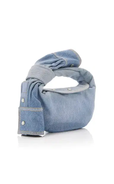 Bottega Veneta Mini Jodie Denim-Printed Leather Bag | Thumbnail 3 Bottega Veneta Mini Jodie Denim-Printed Leather Bag | Thumbnail 3