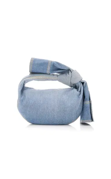 Bottega Veneta Mini Jodie Denim-Printed Leather Bag | Thumbnail 4 Bottega Veneta Mini Jodie Denim-Printed Leather Bag | Thumbnail 4