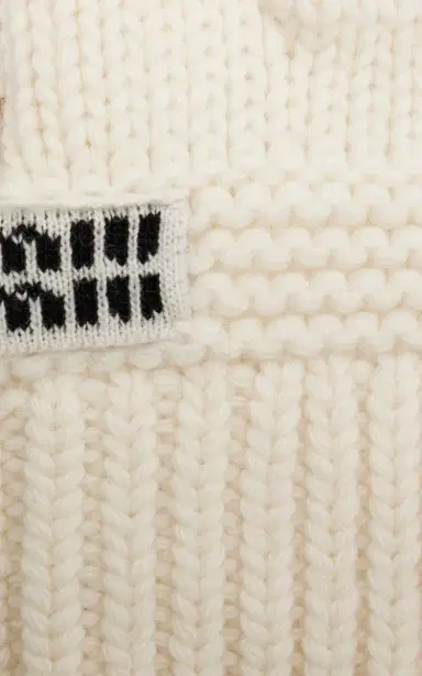 Miu Miu Shearling-Trimmed Cashmere-Wool Mittens | Thumbnail 3 Miu Miu Shearling-Trimmed Cashmere-Wool Mittens | Thumbnail 3