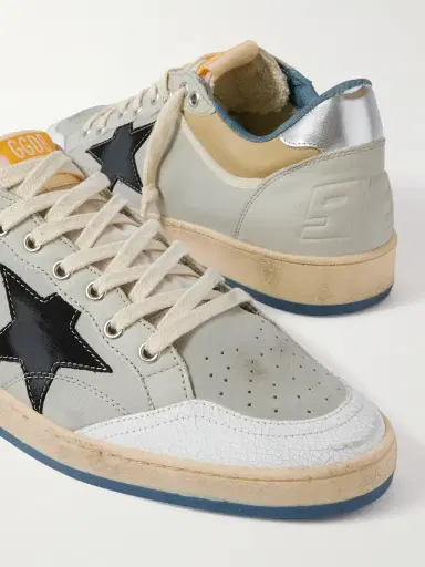 Golden Goose Ball Star Distressed Leather Sneakers - Men | Thumbnail 5 Golden Goose Ball Star Distressed Leather Sneakers - Men | Thumbnail 5