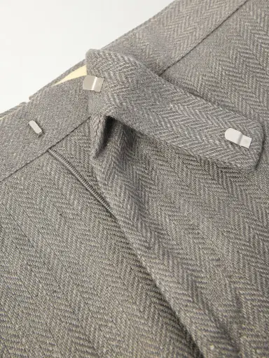 Ralph Lauren Purple Label Gregory Tapered Herringbone Linen, Silk and Cotton-Blend Trousers - Men | Thumbnail 6 Ralph Lauren Purple Label Gregory Tapered Herringbone Linen, Silk and Cotton-Blend Trousers - Men | Thumbnail 6