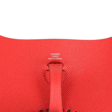 HERMÈS Hermes Evelyne Sellier TPM Rouge Radieux Epsom Palladium Hardware | Thumbnail 7 HERMÈS Hermes Evelyne Sellier TPM Rouge Radieux Epsom Palladium Hardware | Thumbnail 7